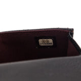 Chanel Black Caviar Quilted Travel Wallet Clutch