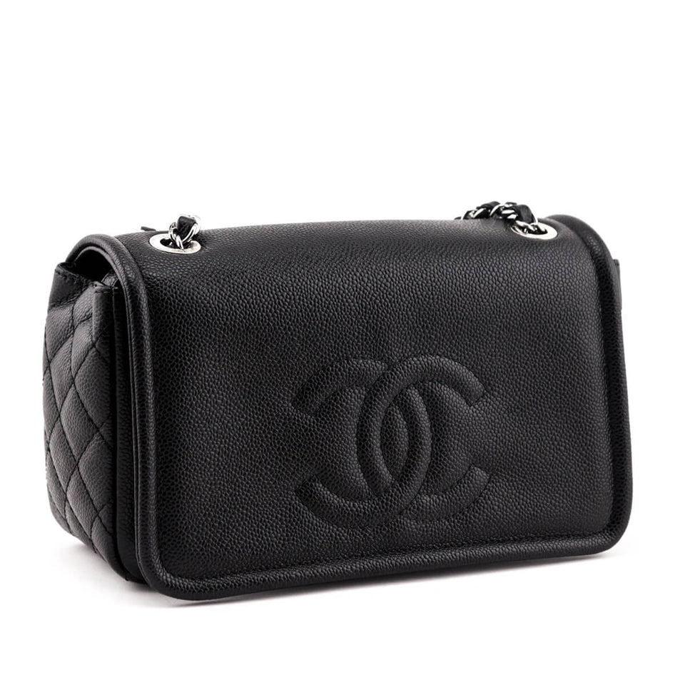 Chanel Black Caviar Timeless CC Flap Bag