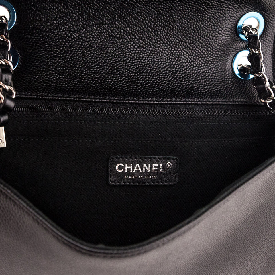 Chanel Black Caviar Timeless CC Flap Bag