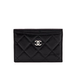 Chanel Black Lambskin Card Holder