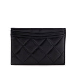 Chanel Black Lambskin Card Holder