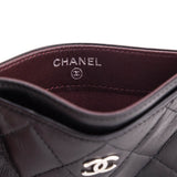 Chanel Black Lambskin Card Holder