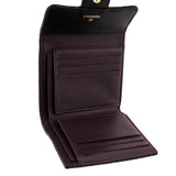 Chanel Black Lambskin Classic Small Flap Wallet