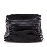 Chanel Black Lambskin Small Sharpei Shoulder Bag