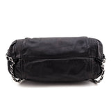 Chanel Black Lambskin Small Sharpei Shoulder Bag