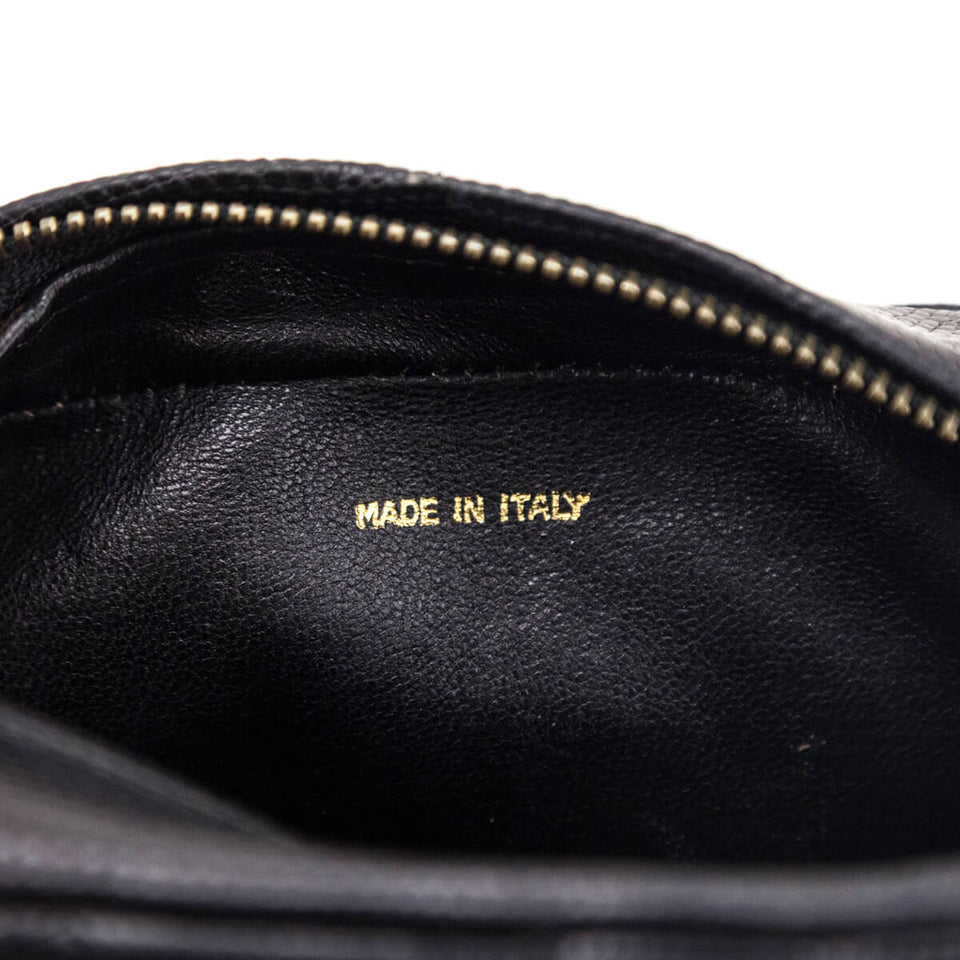 Chanel Black Lizard CC Camera Bag