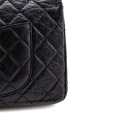 Chanel Black Quilted Aged Calfskin 2.55 Reissue 226 Flap Bag