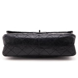 Chanel Black Quilted Aged Calfskin 2.55 Reissue 226 Flap Bag