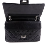 Chanel Black Quilted Aged Calfskin 2.55 Reissue 226 Flap Bag