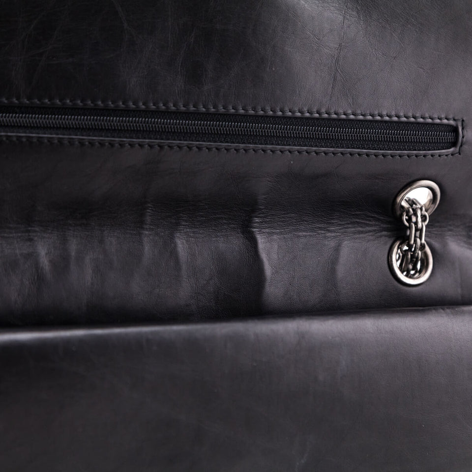 Chanel Black Quilted Aged Calfskin 2.55 Reissue 226 Flap Bag