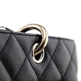Chanel Black Quilted Caviar Grand Shopping Tote