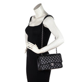 Chanel Black Quilted Caviar Medium Classic Double Flap Bag