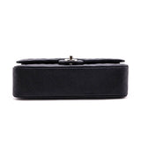 Chanel Black Quilted Caviar Medium Classic Double Flap Bag