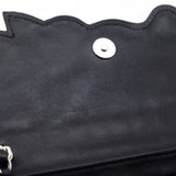 Chanel Black Quilted Lambskin Chocolate Bar Camellia No. 5 Pochette