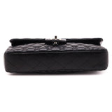 Chanel Black Quilted Lambskin E/W Flap Bag