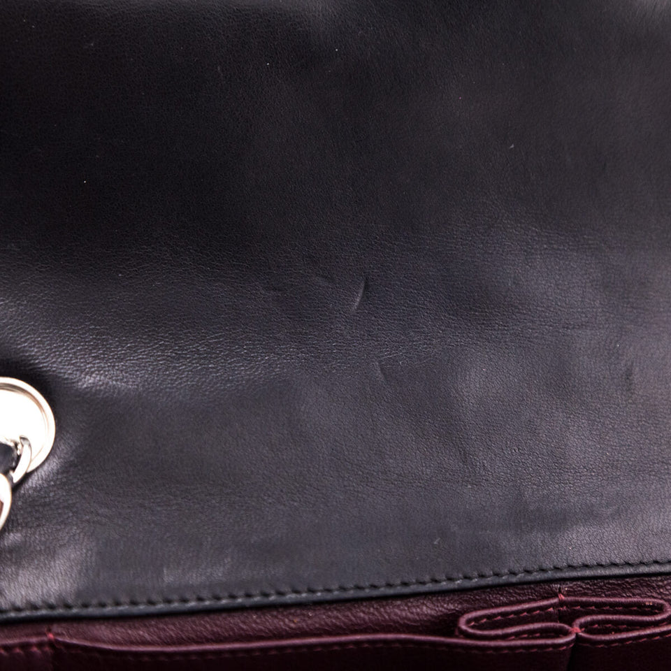 Chanel Black Quilted Lambskin E/W Flap Bag