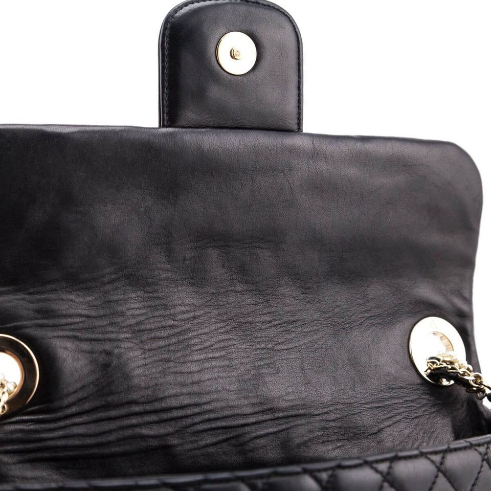 Chanel Black Quilted Lambskin Medium Westminster Flap Bag