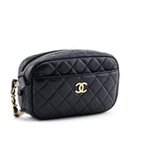 Chanel Black Quilted Lambskin Small Timeless Camera Case