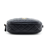 Chanel Black Quilted Lambskin Small Timeless Camera Case