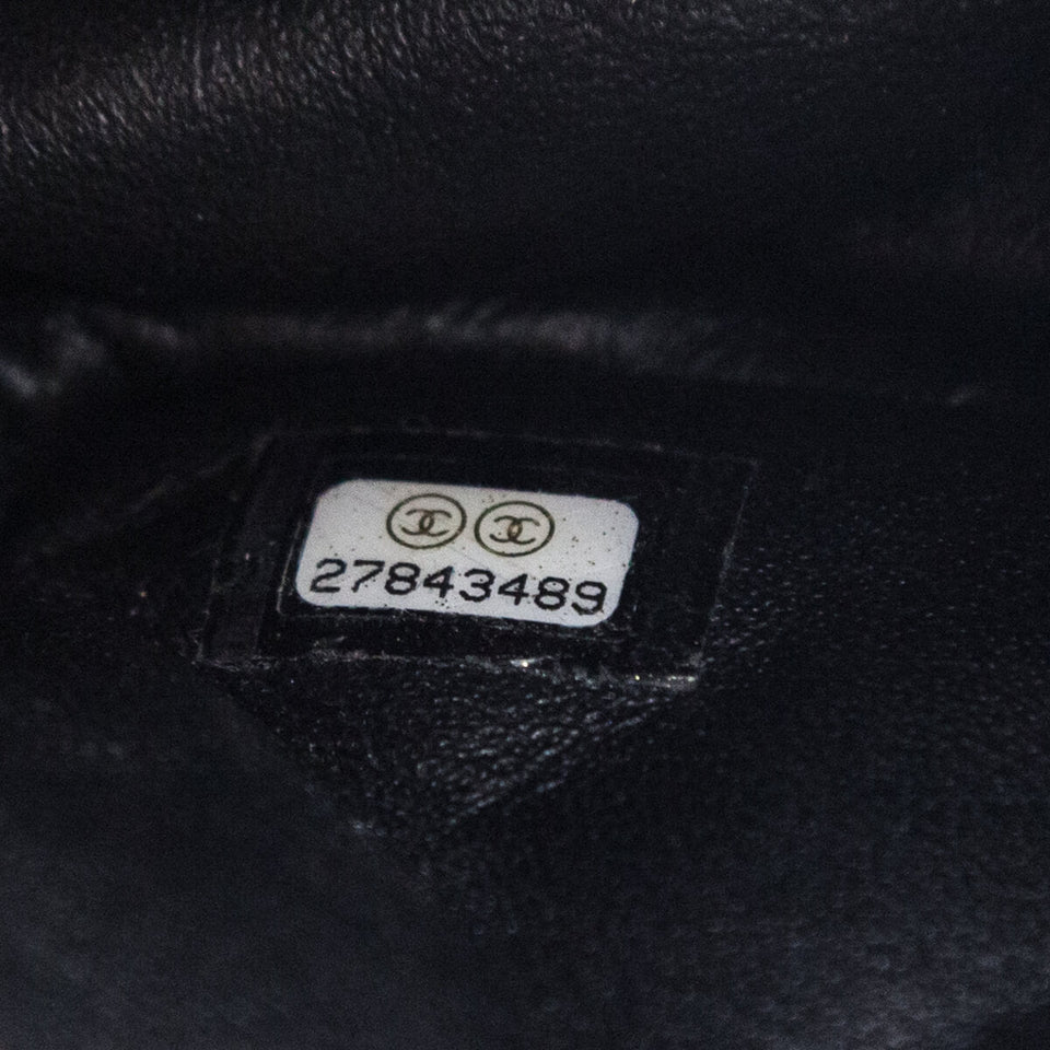Chanel Black Quilted Lambskin Small Timeless Camera Case