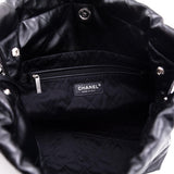 Chanel Black Shiny Calfskin Quilted Small Chanel 22 Bag