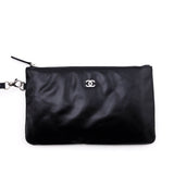Chanel Black Shiny Calfskin Quilted Small Chanel 22 Bag
