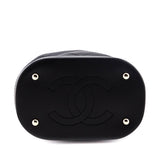 Chanel Black Stitched Calfskin Mini Drawstring Bag GHW