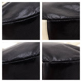Chanel Black & White Perforated Bow Frame Bag