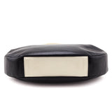 Chanel Black & White Perforated Bow Frame Bag
