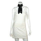 Chanel Black & White Twilly