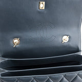 Chanel Blue Quilted Lambskin Large Trendy CC Top Handle GHW