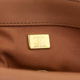 Chanel Brown Lambskin Quilted Medium Chanel 19 Flap Bag