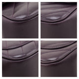 Chanel Burgundy Lambskin Quilted Coco Vintage Jumbo Flap