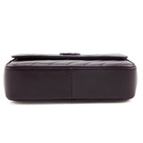 Chanel Burgundy Lambskin Quilted Coco Vintage Jumbo Flap