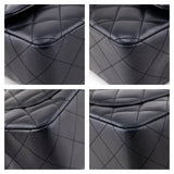 Chanel Black Lambskin Quilted Mini Rectangular Flap