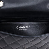 Chanel Black Lambskin Quilted Mini Rectangular Flap