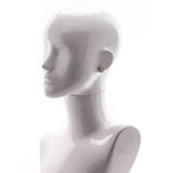 Chanel Faux Pearl CC Stud Earrings