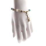Chanel Faux Pearl & Bead CC Bracelet