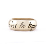 Chanel Gold-Plated L'Elegance C'est La Ligne Bangle