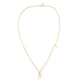 Chanel Gold & Strass CC Heart Pendant Necklace