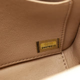 Chanel Ivory Lambskin Reversed Chevron Quilted Flap Bag