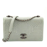 Chanel Jade Calfskin Quilted Small Korean Garden Flap Bag