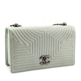 Chanel Jade Calfskin Quilted Small Korean Garden Flap Bag