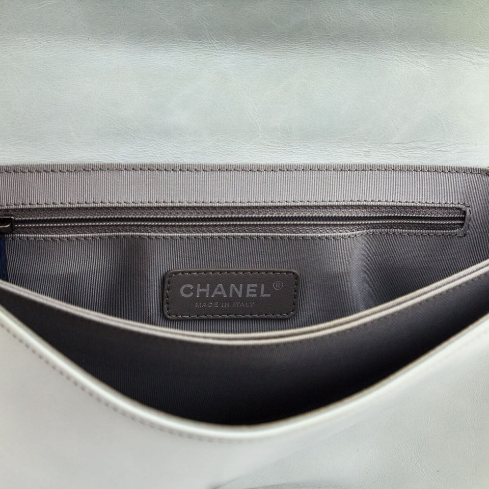 Chanel Jade Calfskin Quilted Small Korean Garden Flap Bag