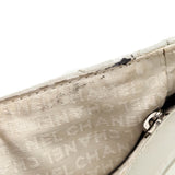 Chanel Light Gray Lambskin Quilted Small Single Flap Shoulder Bag