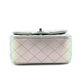 Chanel Light Purple Iridescent Lambskin Quilted Mini Square Flap