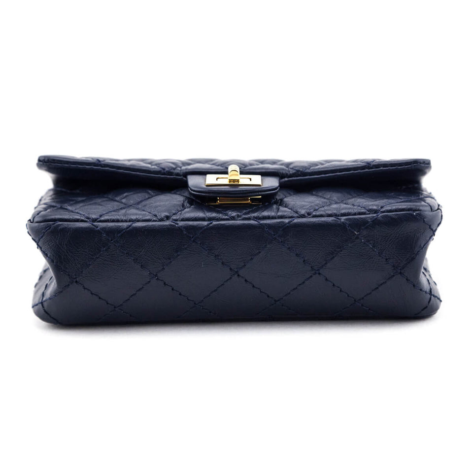 Chanel Marine Quilted Aged Calfskin Reissue Belt Bag