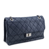 Chanel Navy Calfskin CC Crave Reissue Jumbo Flap Bag
