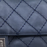 Chanel Navy Calfskin CC Crave Reissue Jumbo Flap Bag