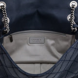 Chanel Navy Calfskin CC Crave Reissue Jumbo Flap Bag